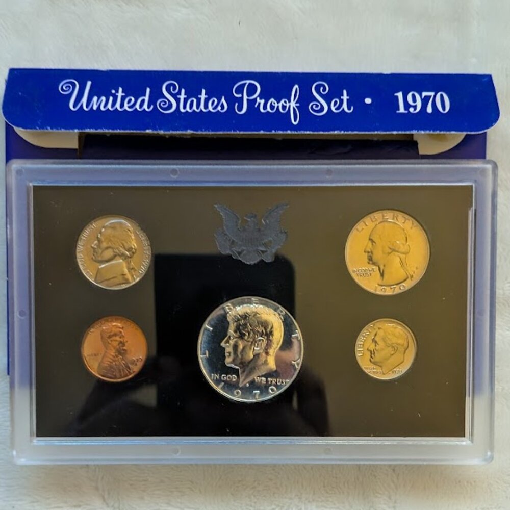 1970 UNITED STATES PROOF SET- UNCIRCULATED (55 YRS OLD)